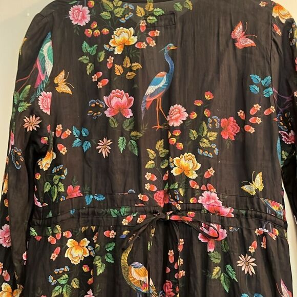 Johnny Was Boho Tie Back embroidered floral Dress Size medium - Picture 11 of 11